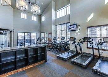 24 hour Fitness Center at Retreat at the Flatirons, Broomfield, Colorado